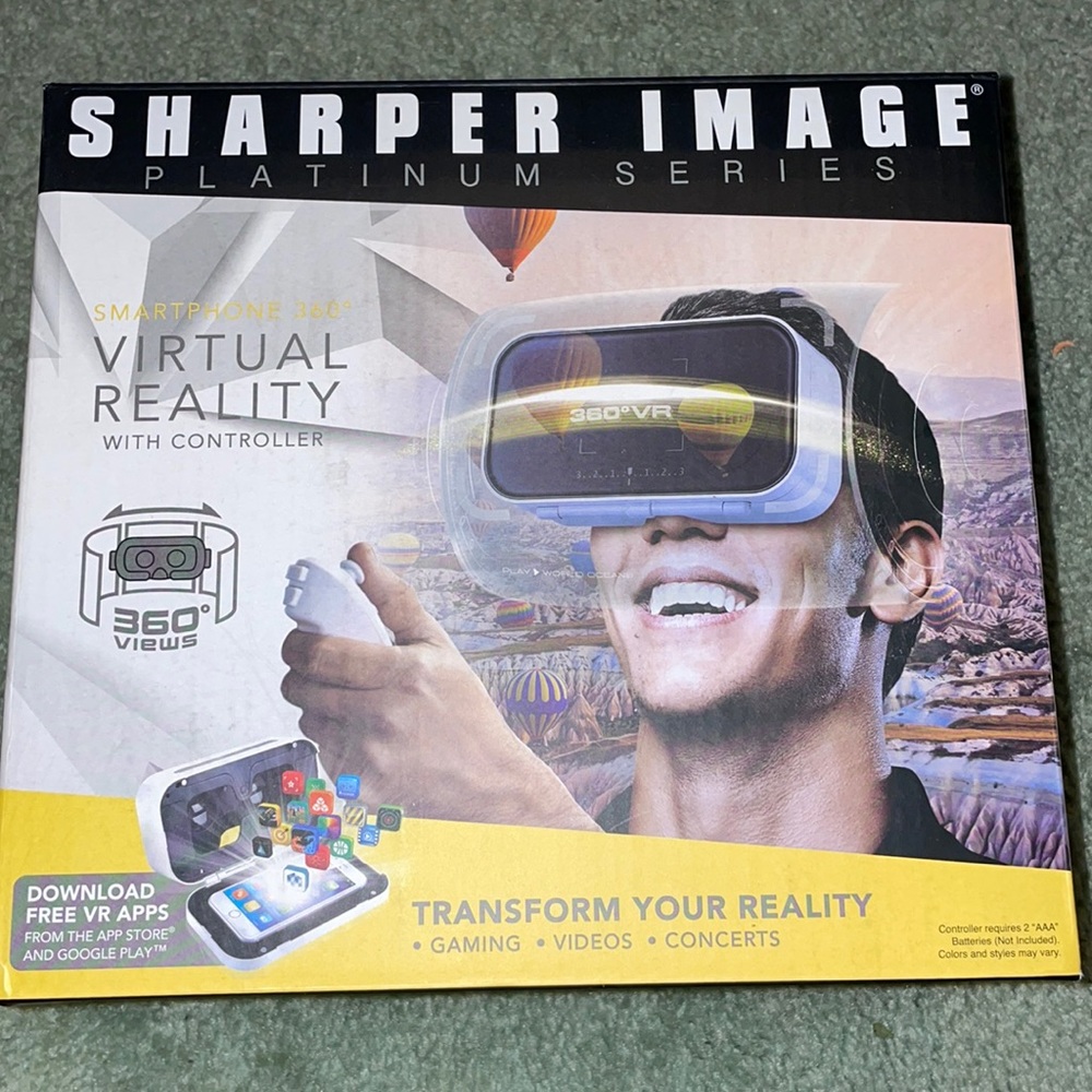Sharper Image Platinum Series Virtual Reality With Controller